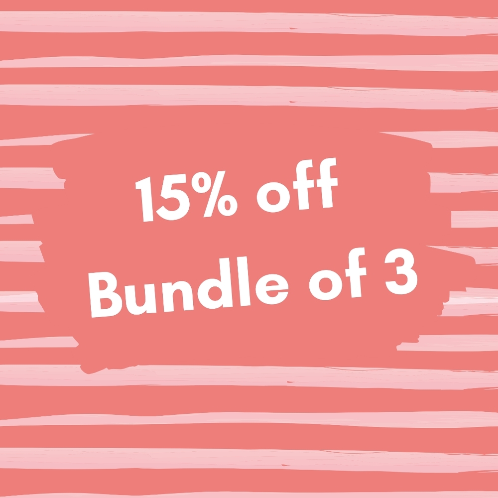 15% off Bundle of 3